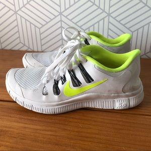 White and Yellow Nikes